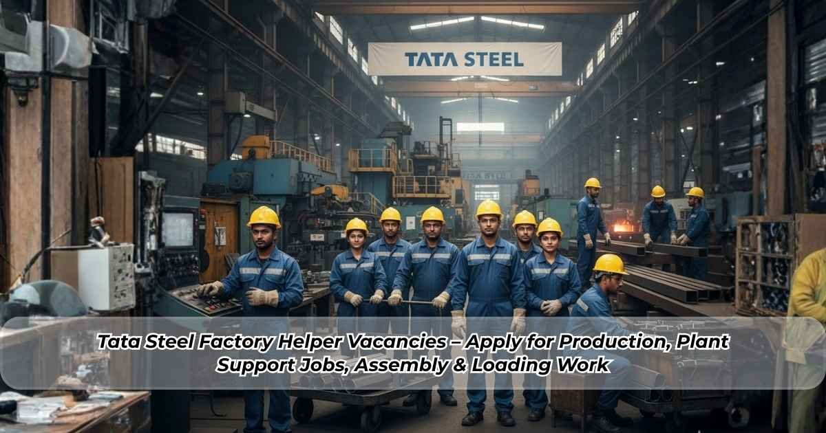 Factroy Helper ऑटोमोबाइल जॉब्स (Automobile Jobs) – Job My Study Town